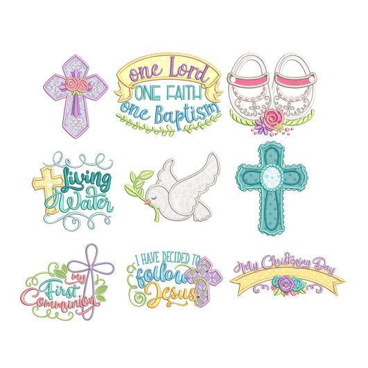 Children Religious Machine Embroidery Designs By JuJu
