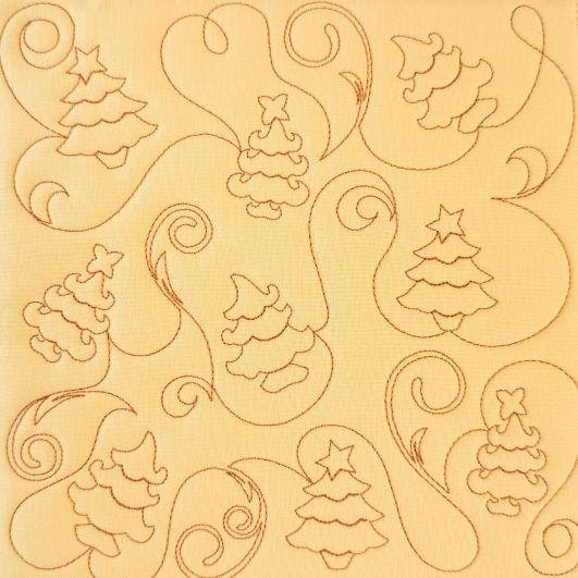 Christmas Trees Quilting Backdrops Design | Machine Embroidery Designs by JuJu