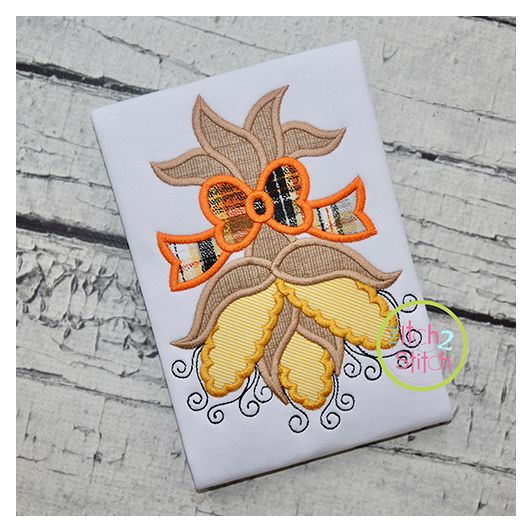 Corn Bouquet Applique | Machine Embroidery Designs by JuJu