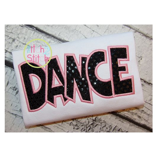 Dance Applique | Machine Embroidery Designs by JuJu