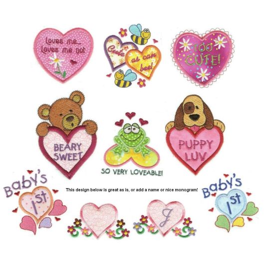 Fun Lovin' Applique Machine Embroidery Designs by JuJu 