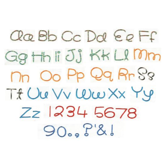 Whimsical Alphabet Machine Embroidery Designs by JuJu