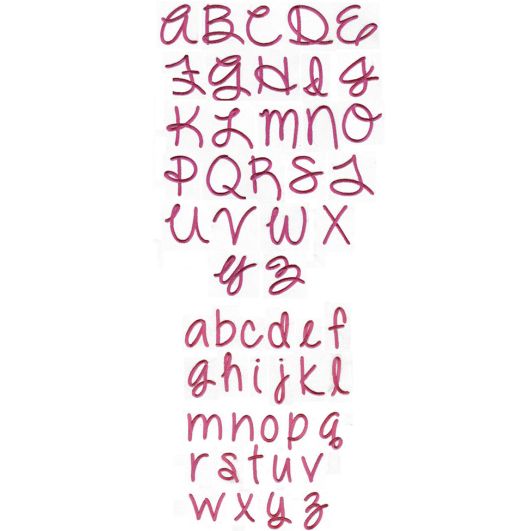 Dazzling Divas Font Machine Embroidery Designs by JuJu