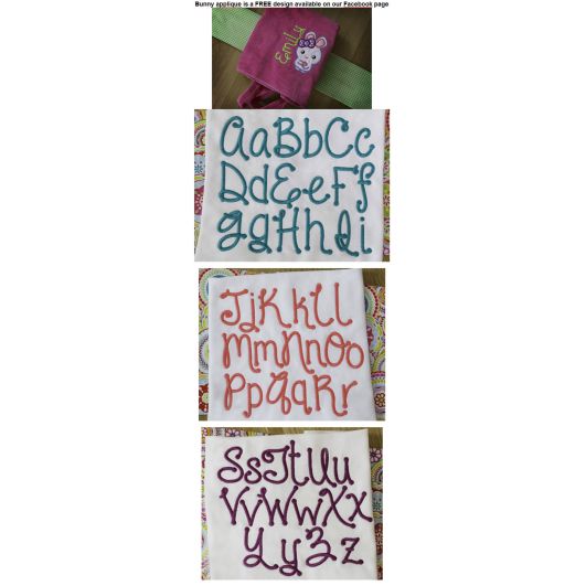 Macy Embroidery Font Machine Embroidery Designs by JuJu