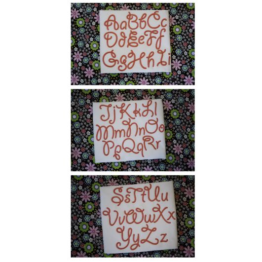 Curly Swirly Embroidery Font Machine Embroidery Designs by JuJu