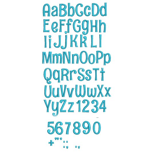Ruby Embroidery Font Machine Embroidery Designs by JuJu