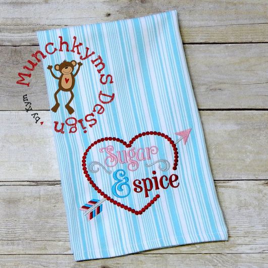 Sugar And Spice | Machine Embroidery Designs by JuJu