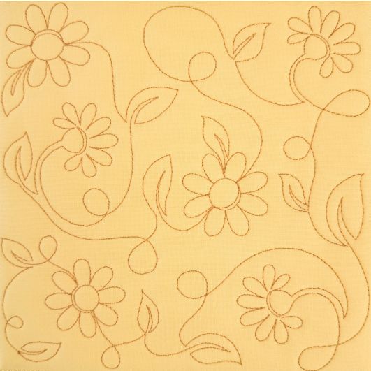 Daisies Quilting Backdrops Design | Machine Embroidery Designs by JuJu