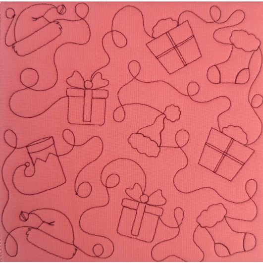 Santa Hat Gift Stockings Quilting Backdrops Design | Machine Embroidery Designs by JuJu