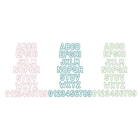 Arwin Applique Alphabet | Machine Embroidery Designs by JuJu