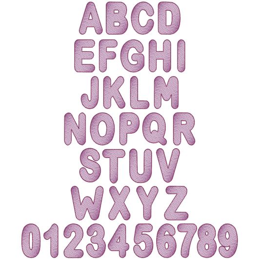 Arwin Sketch Alphabet | Machine Embroidery Designs by JuJu