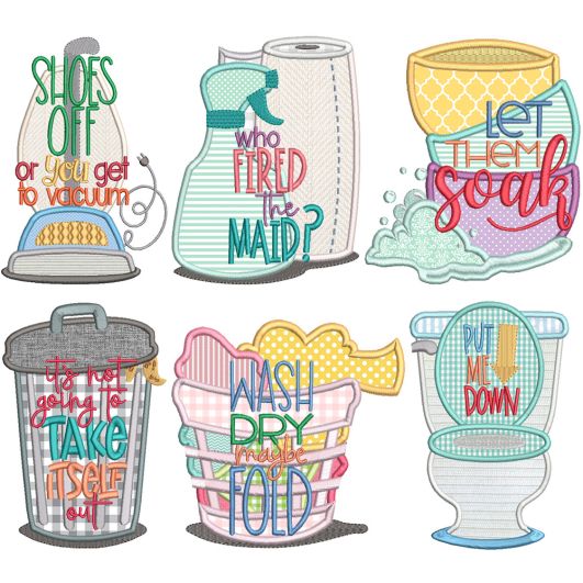 Cleaning Word Art Machine Embroidery Designs by JuJu