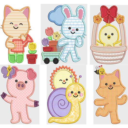 Discovering Spring 2 | Machine Embroidery Designs by JuJu