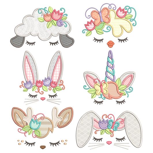 Easter Toppers Machine Embroidery Designs By JuJu