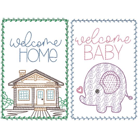 Greeting Cards 7 | Machine Embroidery Designs by JuJu
