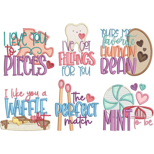 Hopeless Romantic 2 Machine Embroidery Designs by JuJu
