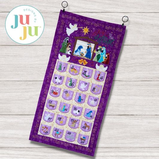 ITH Nativity Advent Calendar | Machine Embroidery Designs by JuJu