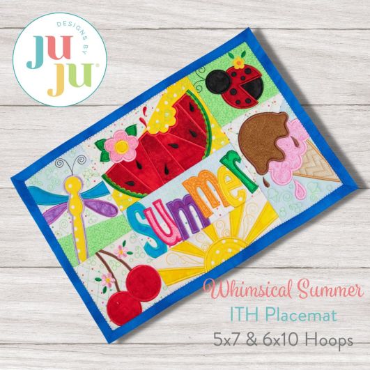 ITH Whimsical Summer Placemat