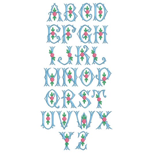 Jillian Monogram Machine Embroidery Designs By JuJu