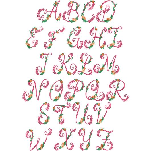 Lilani Monogram | Machine Embroidery Designs by JuJu