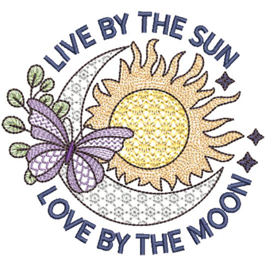 Live Love | Machine Embroidery Designs by JuJu
