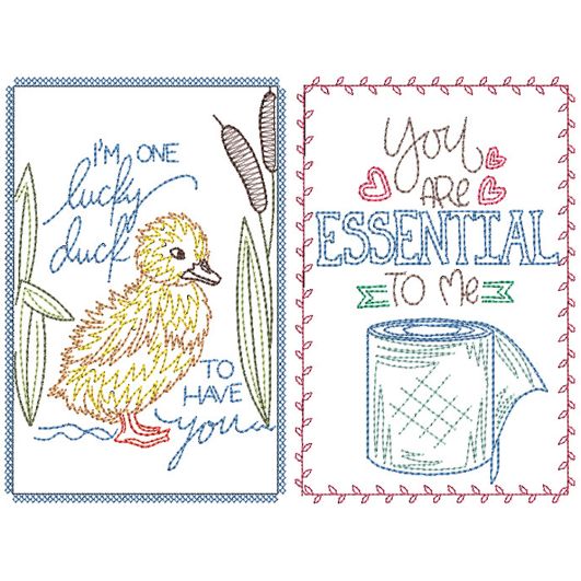Love Greeting Cards 2 | Machine Embroidery Designs by JuJu