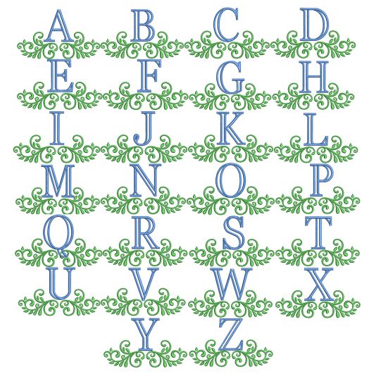 Prince Charles Monogram Machine Embroidery Designs By JuJu