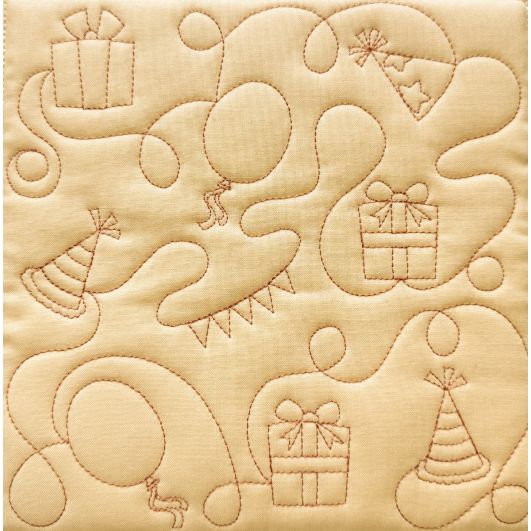 Party Time Quilting Backdrops Design | Designs by JuJu Digital Embroidery Designs