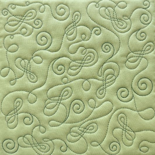 Swirly Swirls Quilting Backdrops Design | Designs by JuJu Digital Embroidery Designs
