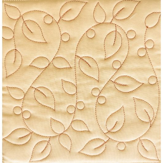 Leaves Berries Quilting Backdrops Design | Designs by JuJu Digital Embroidery Design 