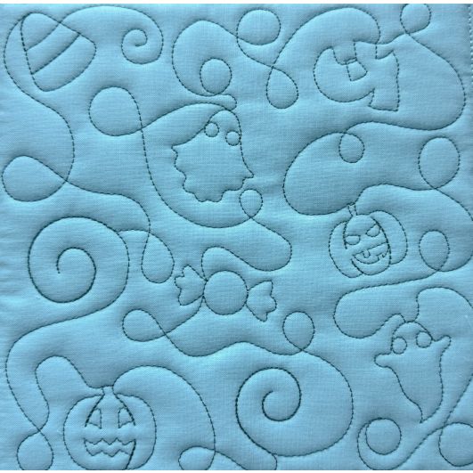 Halloween 2 Quilting Backdrops Design | Designs by JuJu Digital Embroidery Designs