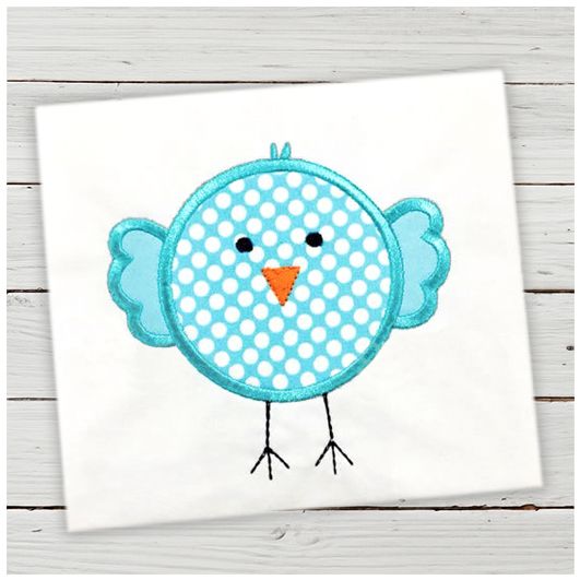 Spring Chickadee Satin | Machine Embroidery Designs by JuJu