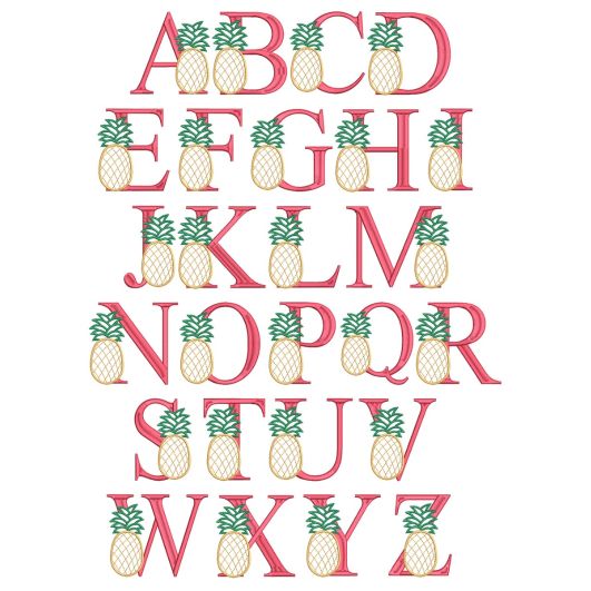 Savannah Monogram | Machine Embroidery Designs by JuJu
