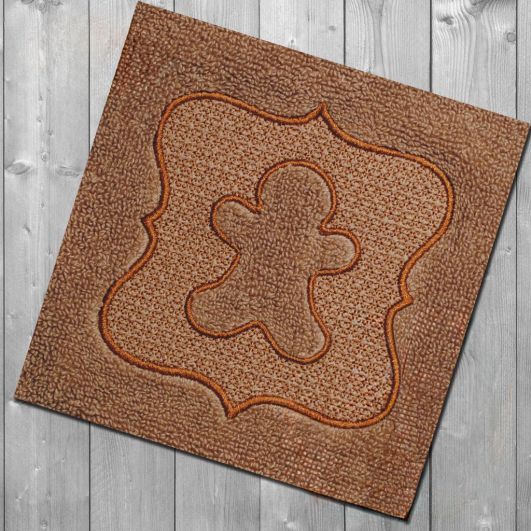 Embossed Gingerbread