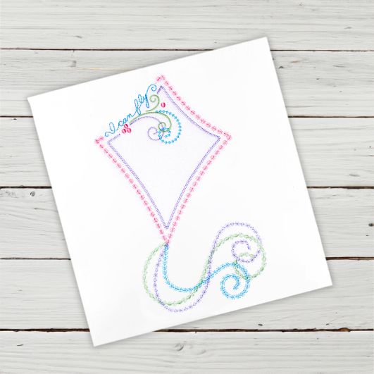 I Can Fly Kite | Machine Embroidery Designs by JuJu