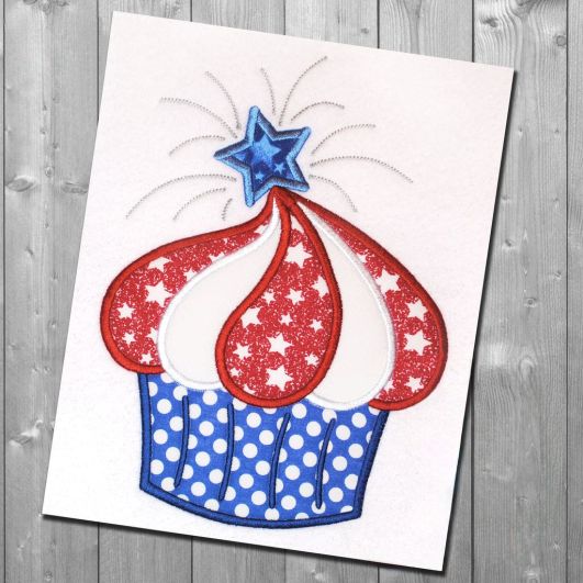 July Cupcake | Machine Embroidery Designs by JuJu