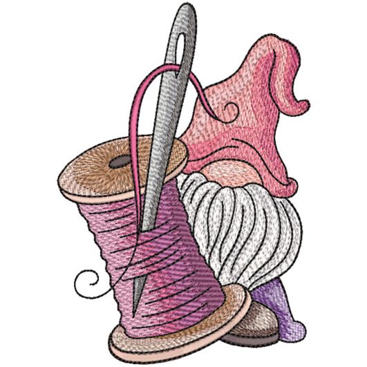 Sewing Gnome Thread | Machine Embroidery Designs by JuJu