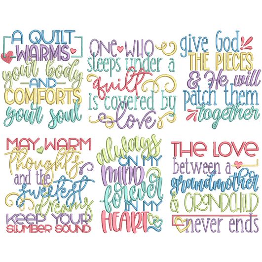 Sewing Room Word Art 2 | Machine Embroidery Designs by JuJu
