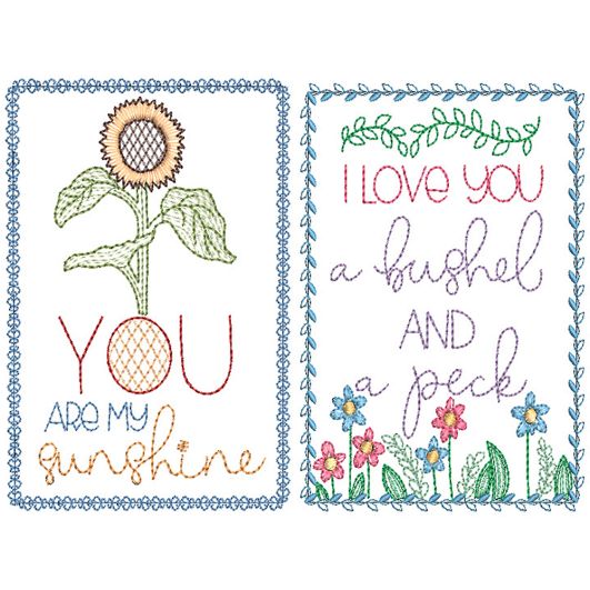 You Are Special Greeting Cards 1 | Machine Embroidery Designs by JuJu