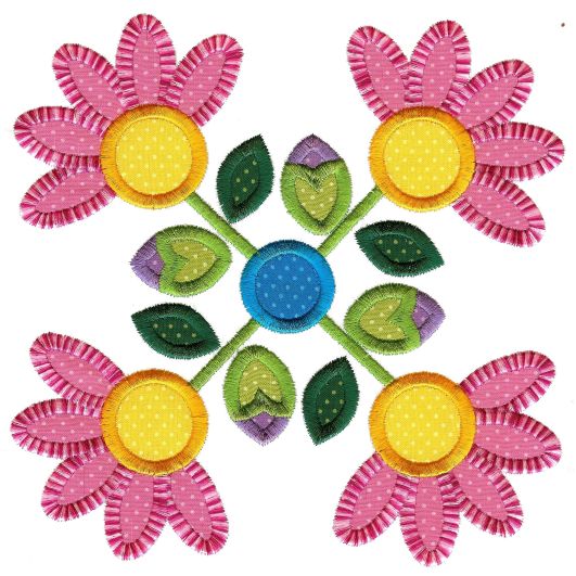 Free Baltimore Album Applique Machine Embroidery Design