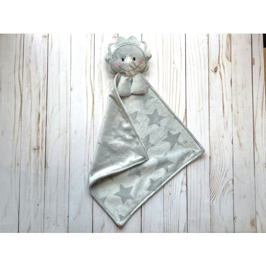 ITH Dino Baby Blanket Lovie | Machine Embroidery Designs by JuJu