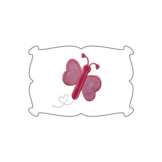 Dolly and Me We Love Butterflies Applique Set