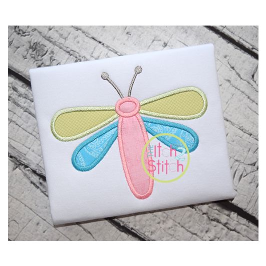 Dragonfly Applique | Machine Embroidery Designs by JuJu