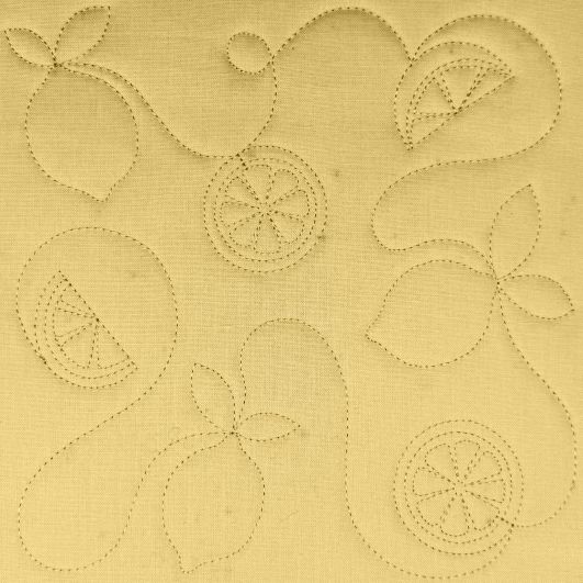 Lemons Quilting Backdrops Design | Machine Embroidery Designs by JuJu