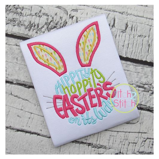 Easter's on its Way Applique | Machine Embroidery Designs by JuJu