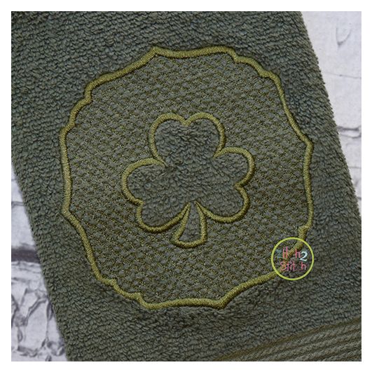 Embossed Shamrock Embroidery | Machine Embroidery Designs by JuJu