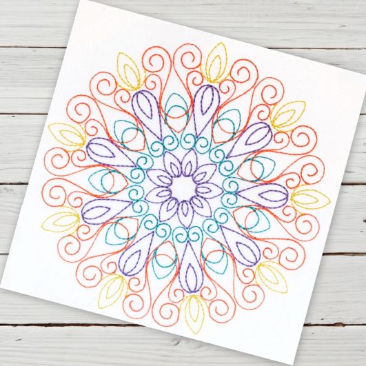 Emma Mandala | Machine Embroidery Designs by JuJu/ Sew Embroidable 