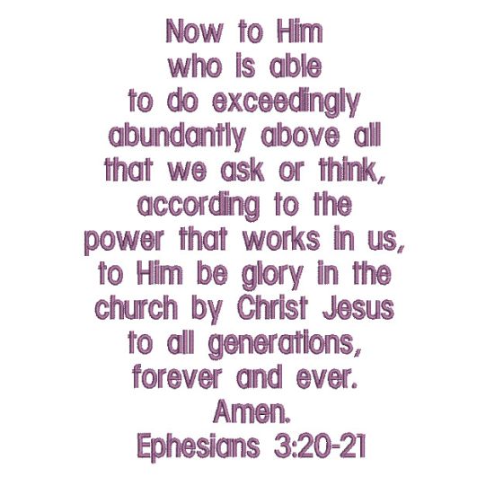 Ephesians 3:20