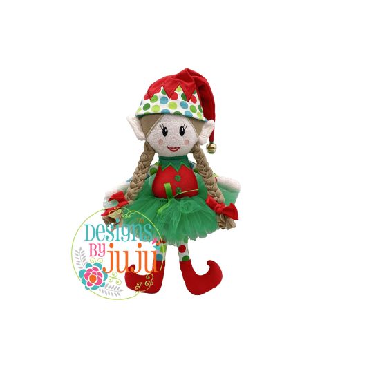 Ethel The Elf In The Hoop | Machine Embroidery Designs by JuJu