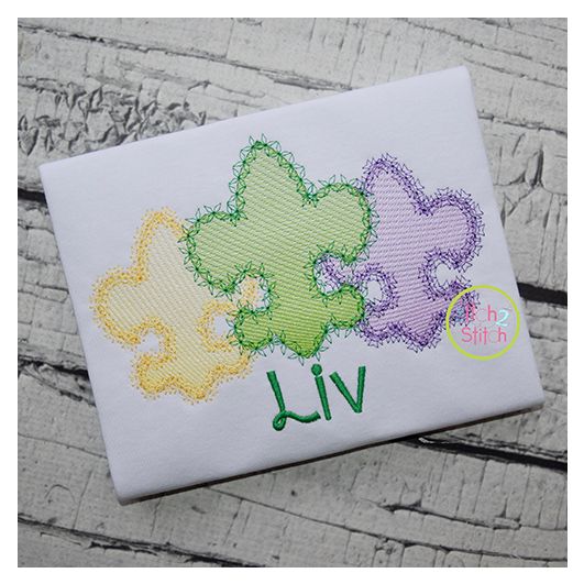 Fancy Fleur De Lis Trio Sketch Embroidery | Machine Embroidery Designs by JuJu